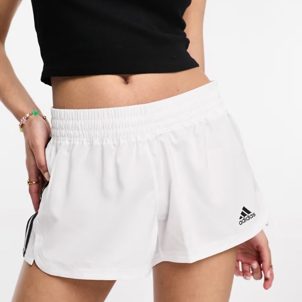 adidas Women's White Athletic Shorts